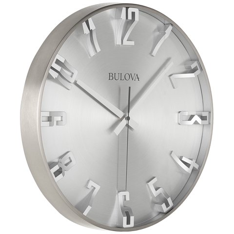Reloj De Pared Bulova C4846 Director Con Pilas