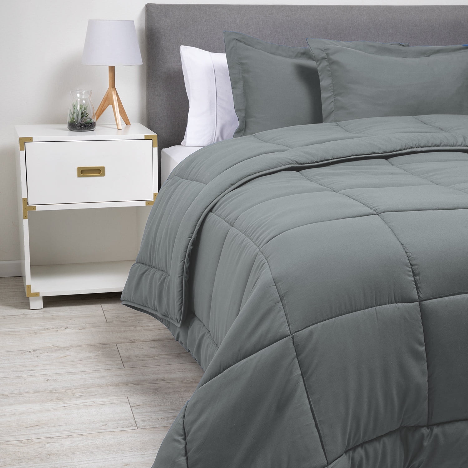 Zahr - Plumon Eco Doble Gris