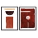 thumbnail image 1 of Set de Cuadros Abstracto Tierra con Marco Negro 50x40 CM, 1 of 1