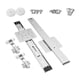 thumbnail image 5 of Kit De Herrajes Para Puertas De Armarios Abatibles Ocultos, Rieles Deslizantes Para Puertas De Estanterías De Cocina, 600 Mm, 5 of 5