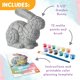 thumbnail image 2 of Kit de manualidades MindWare Pinta tu propio conejo de piedra para niños, 2 of 8