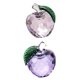 thumbnail image 4 of 2pcs 4x5.5cm Colorido Crystal Apple Handcraft Christmas Eve Souvenir, 4 of 6