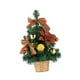 thumbnail image 1 of Mini árbol De Navidad De Mesa Árbol De Navidad Artificial Para Estante Fiesta Encimera Naranja, 1 of 3