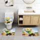 thumbnail image 2 of Juego de 3 Alfombras de Baño de Terciopelo Coral Chicken Little, 2 of 6