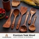 thumbnail image 2 of Juego de utensilios Woodenhouse de madera de teca de calidad duradera, 8 piezas, 2 of 8