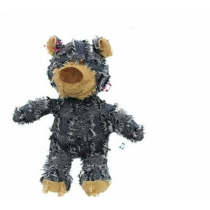 Veat00L - Oso Robusto Indestructible, Juguete Para Perros Ansiosos Indestructible, Juguetes Interactivos Para Perro, Juguete De Masticar Squeaky Robust Bear Para Perro Grande Y Cachorros