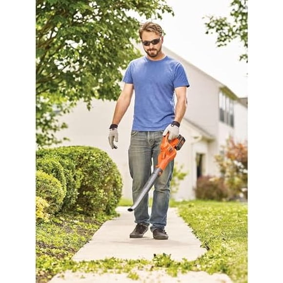 Soplador BLACK+DECKER LSW40C 40V inalámbrico 125 MPH