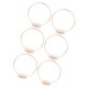 thumbnail image 2 of 6x Central Floral Hoop Piece With Wood Stand Wedding Wedding For Party Festival Dia 20cm, 2 of 5