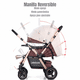 thumbnail image 3 of Coche de Paseo Reversible Rubik Gris LuBabycas, 3 of 8