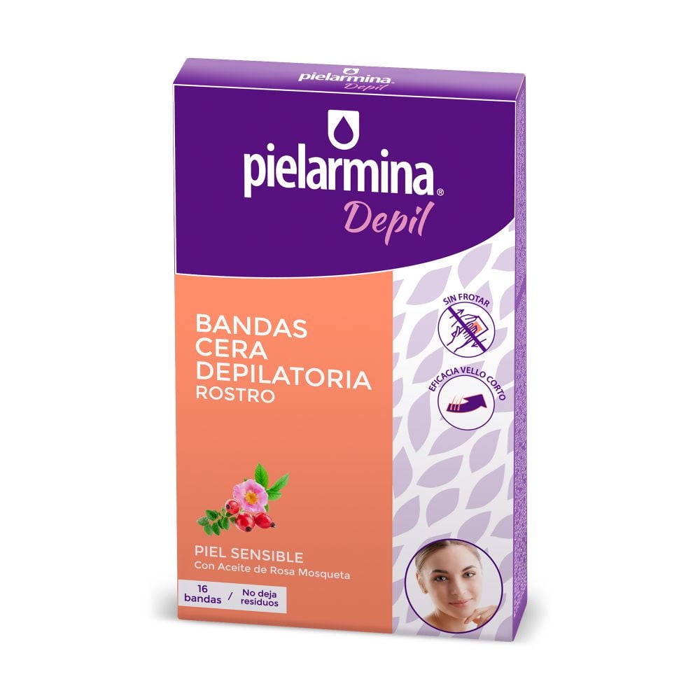 Pielarmina - Banda Depilatoria Facial Piel Sensible