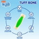 thumbnail image 2 of Juguete Masticable Perro Hartz Chew n Clean Tuff Bone Pequeño Bacon, 2 of 3