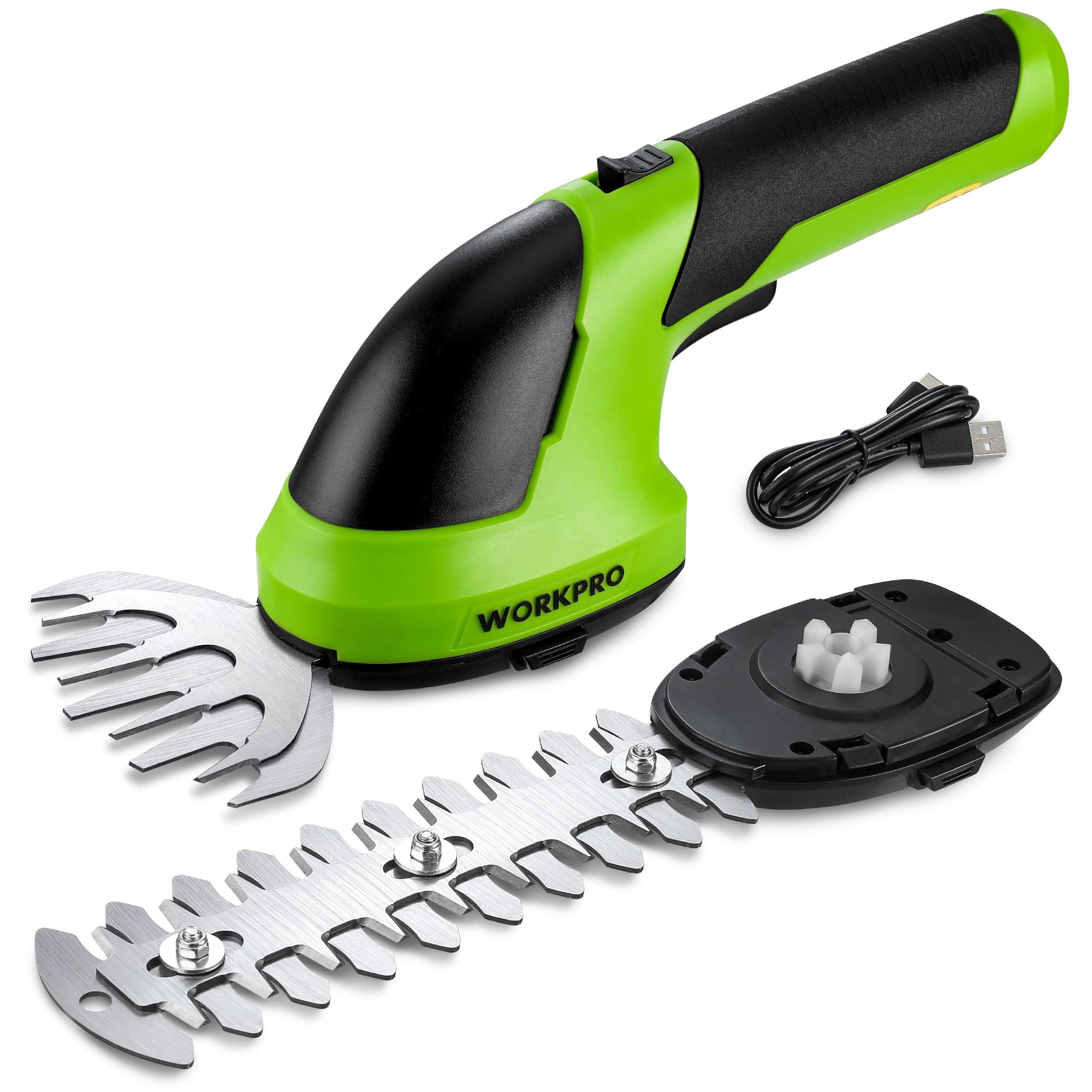 Workpro - Cortadora Inalámbrica Para Césped Y Arbustos 7 2 V 2 En 1