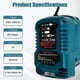thumbnail image 3 of Cargador de Auto Mini Compacto Portátil de 12V/24V 100-240V de Iones de Litio para Bosch Home&Garden para Todos Batería de Litio de 18V PBA/PSB/PSR, 3 of 7