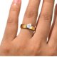 thumbnail image 3 of Anillos de Moissanita para Mujer 0.8 Quilates Color D Claridad VVS1 Anillo Solitario de Diamante de Plata Esterlina 925 Anillo de Compromiso de Oro Talla 5-9, 3 of 7