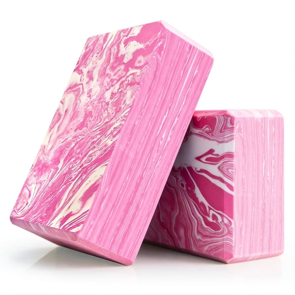 Bloques de yoga POUYRBA 23 × 15 × 8 cm (2 unidades) de espuma antideslizante