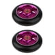 thumbnail image 2 of 1 Par De Ruedas De Repuesto Para Scooter De Acrobacias De 100 Mm Con Cojinetes Y Bujes De Color Púrpura, 2 of 5