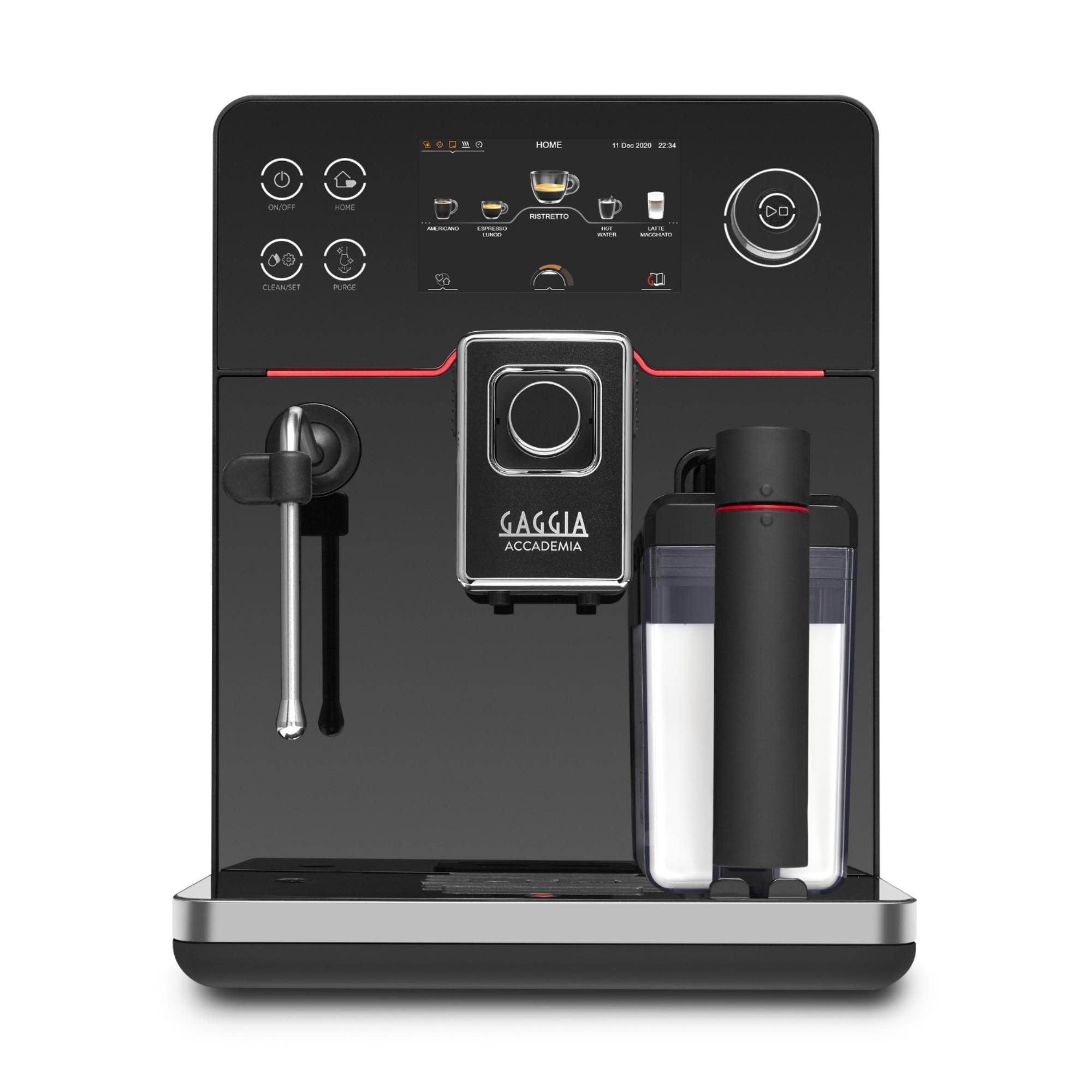 Cafetera Superautomática Italiana Accademia Color Negro