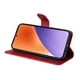 thumbnail image 5 of Funda Billetera para Xiaomi 15 Pro con Porta Tarjetas y Soporte Ajustable Rojo, 5 of 5