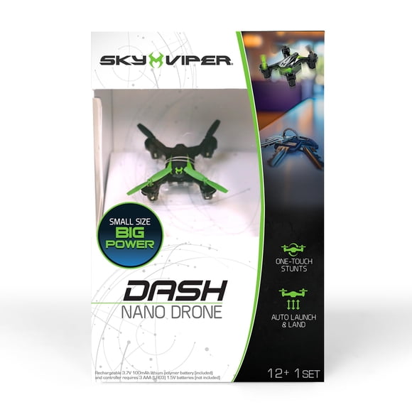 Drone Sky Viper Dash Nano con vuelo automático mejorado y acrobacias