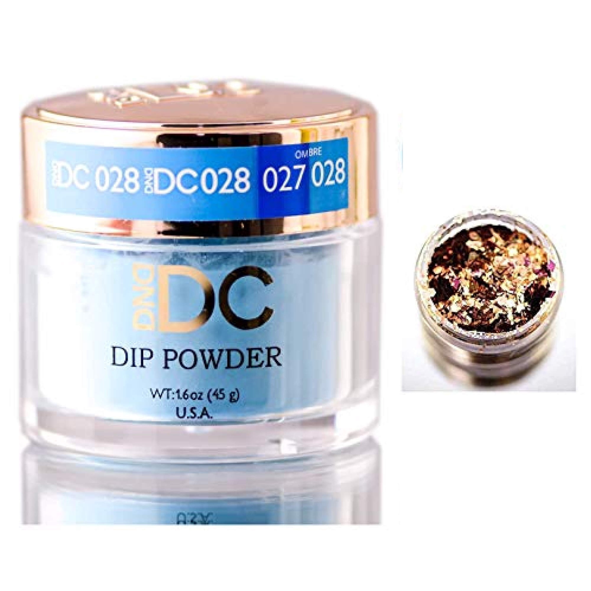 Polvo Acrílico Para Uñas Daisy Dnd Blues & Greens 45 G Copen Blue