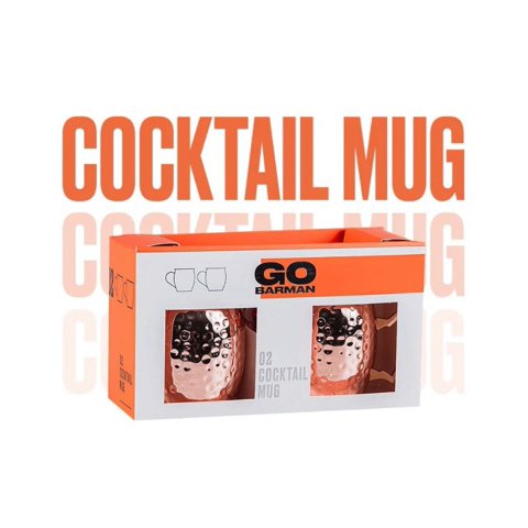 Go Barman - 2Pack Moscow Mule Mug Cobre