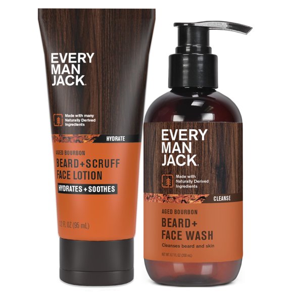 Set de Lavado para Barba y Cara Every Man Jack Aged Bourbon