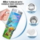 thumbnail image 5 of Trolls Vaso aislado de acero inoxidable con asa, diseño temático, regalo para familia, amigos y fans; incluye pajita y encaja en el portavasos estándar, 40 oz, 5 of 6