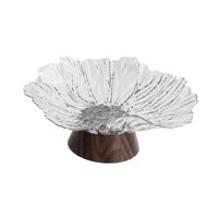 Bothyi - Frutero Con Pedestal Para Verduras, Ideal Como Regalo De Aniversario O Inauguración De La Casa, Color Blanco