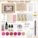 thumbnail image 2 of Kit para hacer pintalabios JUYRLE, 47 unidades, DIY, de terciopelo mate, 2 of 8