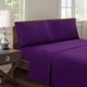 thumbnail image 1 of Juego de Sábanas 1.5 Plazas Unicolor Polialgodón - Morado, 1 of 1