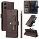 thumbnail image 1 of FOXDOCK Funda tipo Cartera para Sony Xperia 10 VI – Cubierta de Cuero PU con Múltiples Ranuras, Bolsillo para Efectivo y Correa de Muñeca, 1 of 6