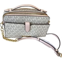 Cartera Michael Kors Womens Coated Canvas Crossbody Handbag Powder Blush