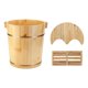 thumbnail image 2 of Ba?era Para Lavabo, Ba?o De Pies Para El Hogar, Barril Hecho A Mano, Cubo Grueso Para Pies Con Cuentas, Estilo A, 2 of 5