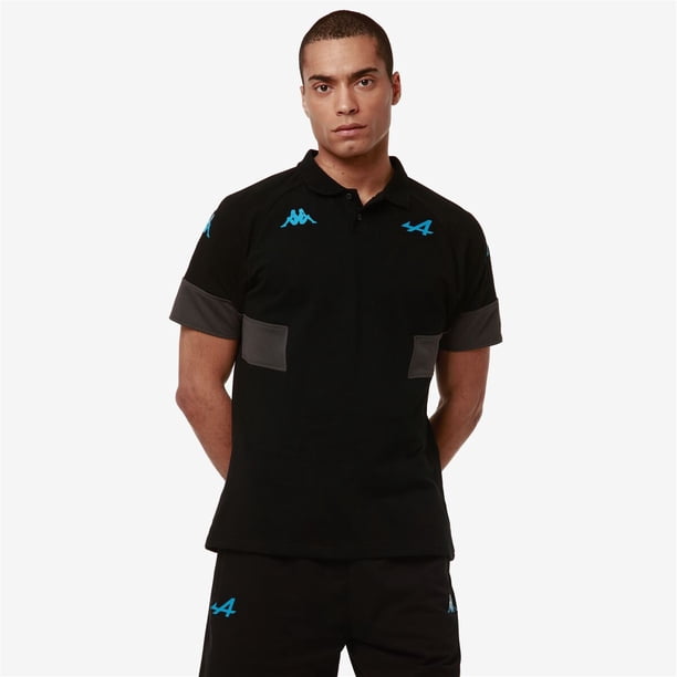 Polera Kappa Men Supporter Andoi Alpine F1 Black Grey