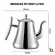 thumbnail image 5 of Tetera Infusor Té Acero Inoxidable 1 litro Con Filtro Te Infusiones, 5 of 6