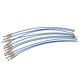 thumbnail image 4 of La etiqueta del equipaje del lazo del alambre del cable 10pcs coloca las correas del alambre de acero inoxidable azul, 4 of 6