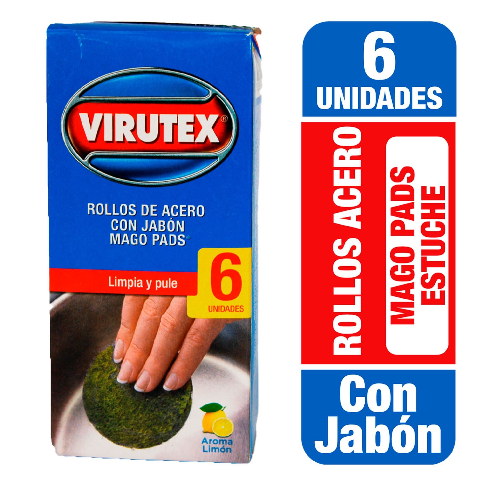 Virutex Mago Pads C/Jabon X6 Estuche - Clasica
