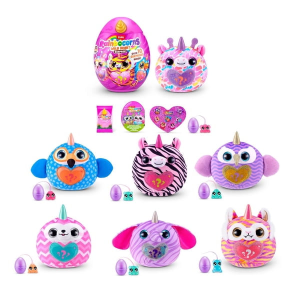 HUEVO SPARKLE HEART RAINBOCORNS ZURU