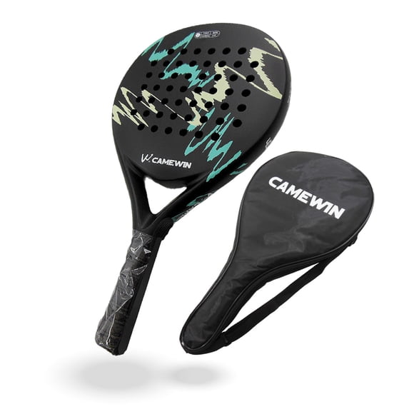 Pala de Padel 4018 Negra con Verde