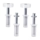 thumbnail image 5 of Kit De Herrajes Para Puertas Plegables Con Pivote Superior Y Rueda Guía Para Tiendas, Oficinas Y Armarios, 4 Piezas, 5 of 5