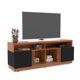 thumbnail image 2 of Rack Itapua Noce Milano Preto Fosco, 2 of 6