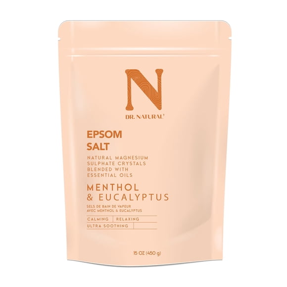 Sales De Baño Sal Epsom 450 G Con Mentol Y Eucalipto