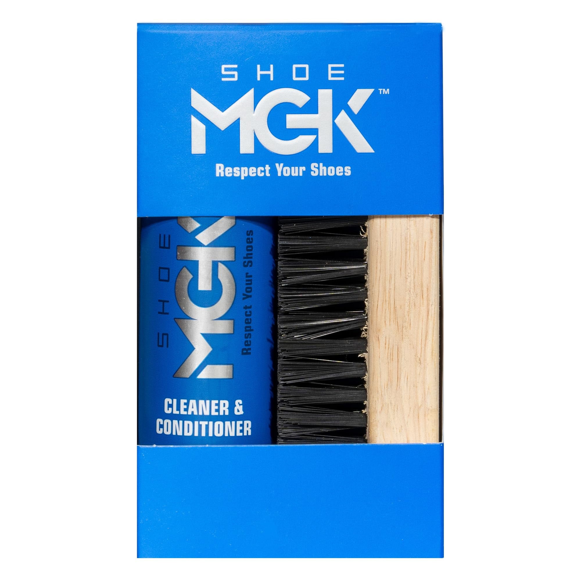 Kit de limpieza de zapatos Shoe MGK Starter con limpiador y