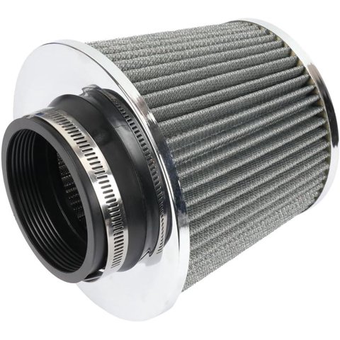 Jj Group - Filtro De Aire Conico Gris 75Mm Auto Tuning Alto Flujo