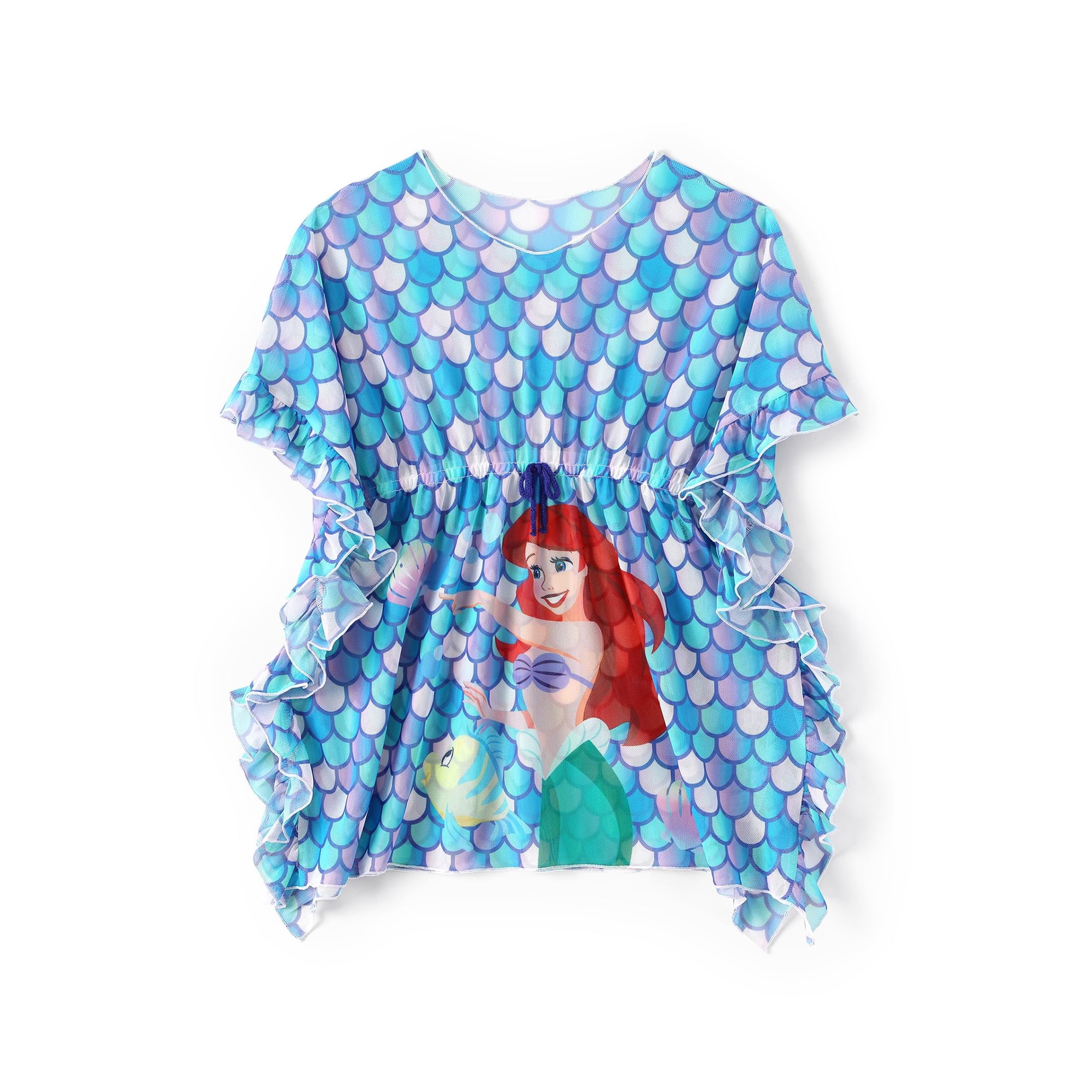 Traje De Baño Para Cubrir A La Princesa Ariel De Disney, Niña De 4 A 7 Años