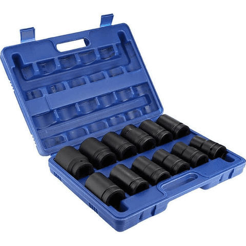 Genérico - Set De Dados De Impacto De 16 Pcs Largos Desde La 10-32Mm Xl