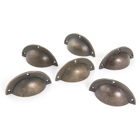 Tirador De Cajón Dritz Home 47075A Metal Half Moon Bronze