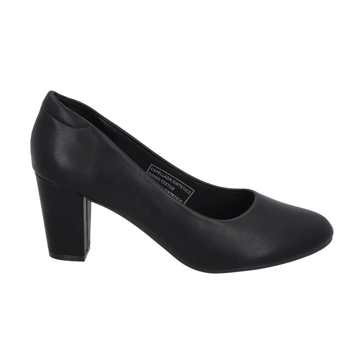 Zapato Mujer Negro Mary Police