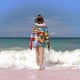 thumbnail image 2 of Rainbow Ruby Toalla de playa de secado rápido con diseño temático, regalo para mujeres y niñas, ideal para cumpleaños, fans, amantes de la música, uso en la playa o al aire libre, 78 × 160 cm, 2 of 6