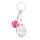 thumbnail image 1 of Uxcell Llavero de Tenis, Llaveros de Raqueta de Tenis de Metal Encanto Deportivo Colgante para Regalo, Favor de Fiesta, Rosa, 1 of 7